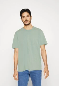 Pier One 5 Pack - Basic T-Shirt - Mint/Off-White/Khaki -Pier One 8476397dfdd94a21a5e235dbe9473d7d