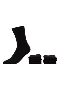 Pier One 7 Pack - Socks - Black -Pier One 88230a8554954542800787e9a22e22b5