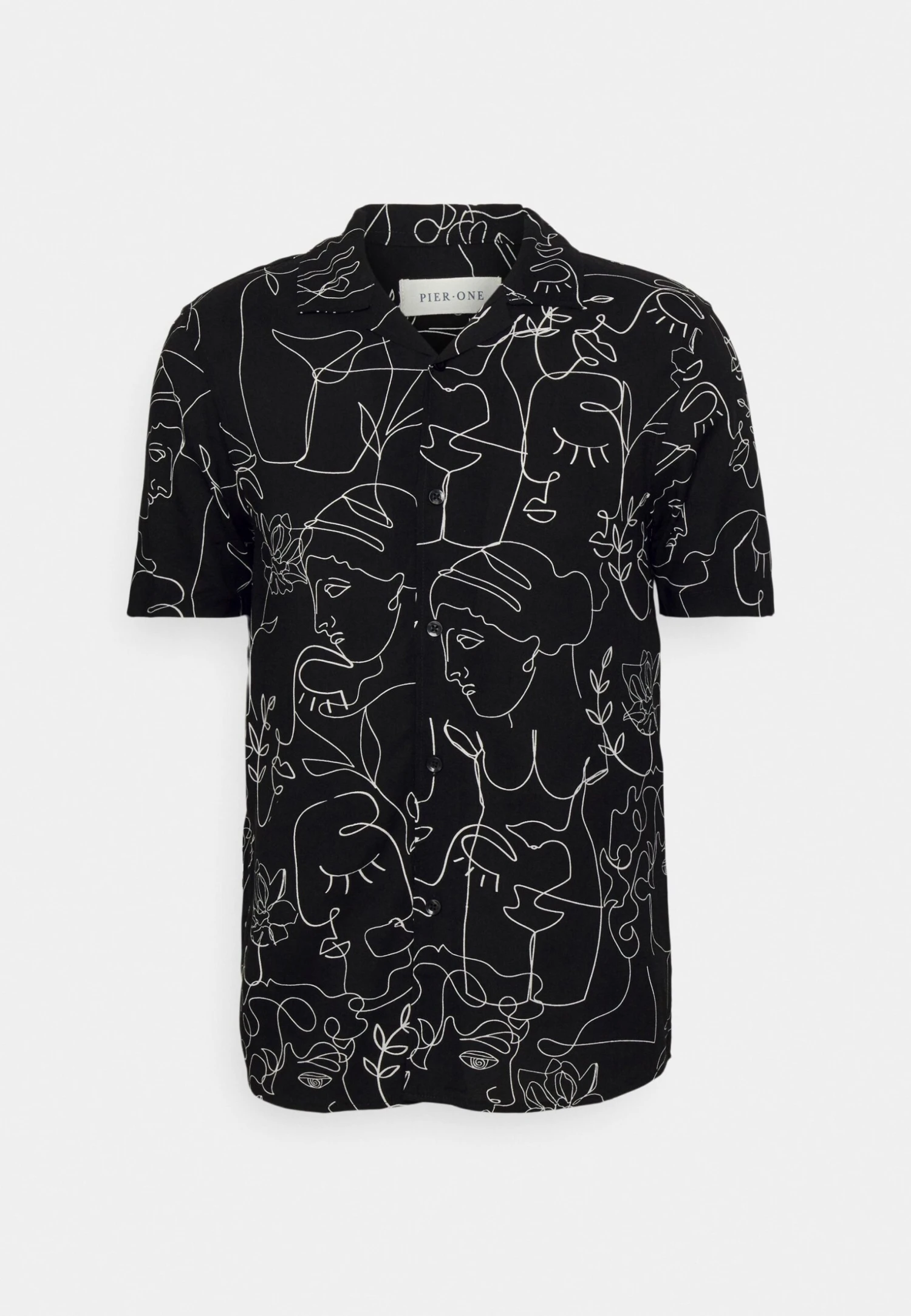 Pier One Resort Regular - Shirt - Black 7 Pier One Resort Regular - Shirt - Black - Image 5