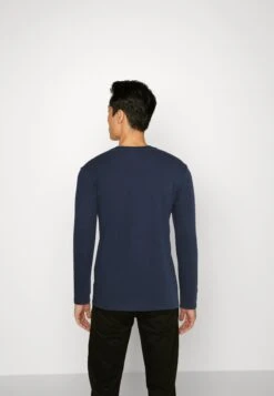 Pier One Long Sleeved Top - Light Green/Beige/Dark Blue -Pier One 8e0c10a276854fd29b9af821bb989ec6