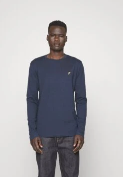 Pier One 3 Pack Unisex- Long Sleeved Top - White/Dark Blue/Bordeaux -Pier One 91bde994a55e4baeb94cab5db37ae649