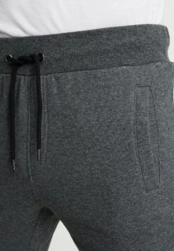 Pier One Tracksuit Bottoms - Mottled Dark Grey -Pier One 9356a10acbd34cb1b0cd2b087709167a