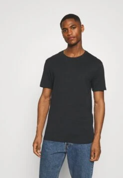 Pier One 5 Pack - Basic T-Shirt - Black/White/Light Grey -Pier One 97c18e35b5f94069b6c162222882cabe