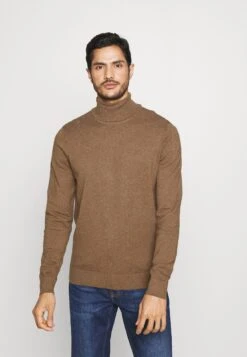 Pier One 2 Pack - Basic Turtleneck - Jumper - Black/Mottled Brown -Pier One a52d909ff08d4481a443cfd7842d1b9b