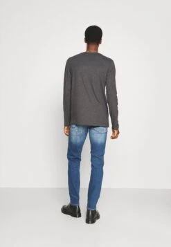 Pier One 2 Pack - Long Sleeved Top - Dark Grey/Black -Pier One a601e52fa7974b079f93b858d4b782ec