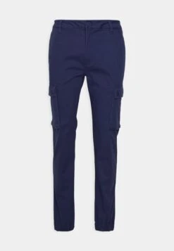 Pier One Cargo Trousers - Dark Blue -Pier One a73a958df532410fbc1a786b8905fbe3
