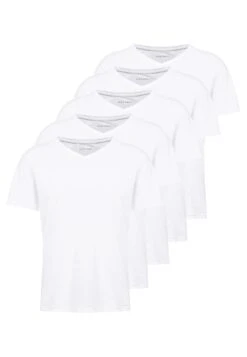 Pier One 5 Pack - Basic T-Shirt - White -Pier One aaec20eea5684fdcadc437e90f270976