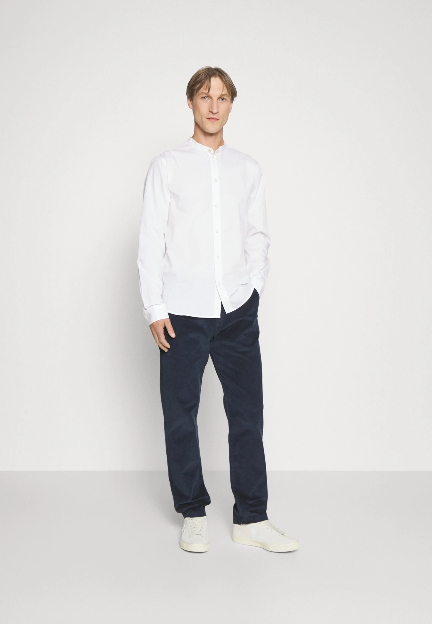 Pier One 2 Pack - Shirt - White/Olive 3 Pier One 2 Pack - Shirt - White/Olive