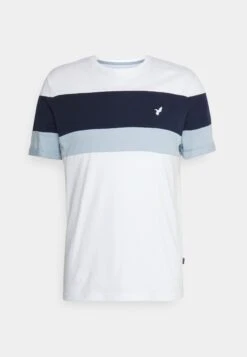 Pier One Print T-Shirt - White/Blue -Pier One b0f4da8f05f1438792789d645aeab48b