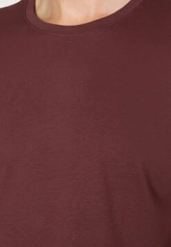 Pier One 5 Pack - Basic T-Shirt - Bordeaux/Light Grey/Brown -Pier One b3b82d7abcbb40a5b2a40e8096a778d2