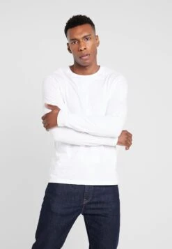 Pier One 2 Pack - Long Sleeved Top - White -Pier One b74a28ee32764edb9a0082e4dc412571