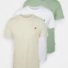 Pier One Birdie - Basic T-Shirt - White/Off-White/Green -Pier One b78bb0b58e21470789900174cb766326