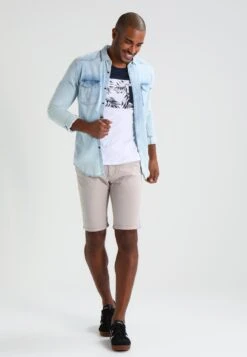 Pier One Print T-Shirt - Navy/White -Pier One b7ce334886f5407db7c7ba495eb42735