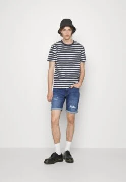 Pier One Denim Shorts - Dark Blue Denim -Pier One b87019eb82554e30a0aea610571a7633