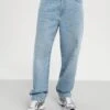 Pier One Relaxed Fit Jeans - Light Blue Denim -Pier One b9c1bf97d40043efacca132e1e2a0122