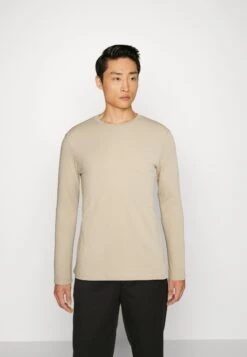 Pier One Long Sleeved Top - Light Green/Beige/Dark Blue -Pier One c283e46f5065451f80a10391d3305a03