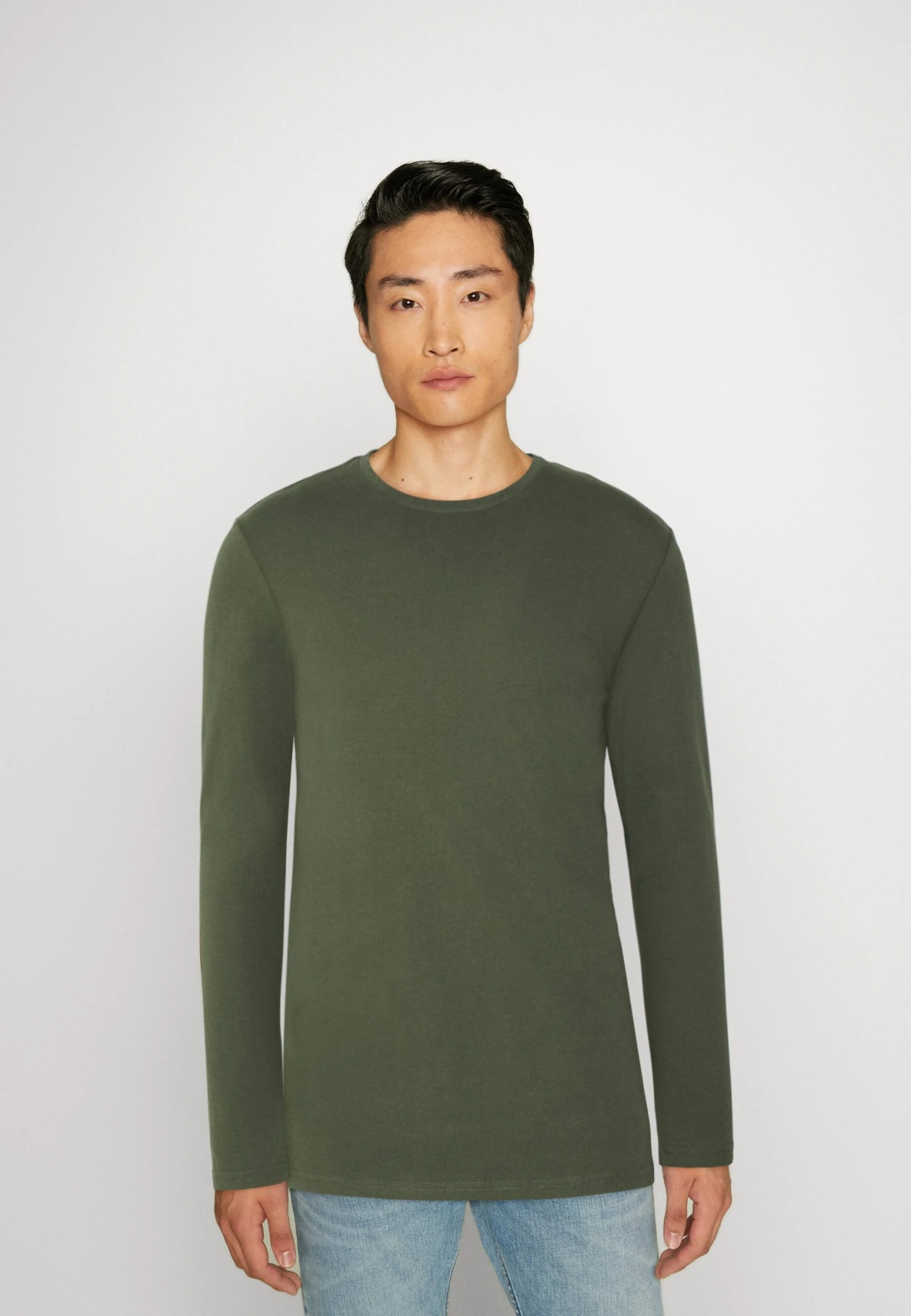 Pier One 2 Pack - Long Sleeved Top - Off-White/Dark Green 4 Pier One 2 Pack - Long Sleeved Top - Off-White/Dark Green - Image 2