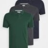 Pier One 3 Pack - Polo Shirt - Grün/Dunkelgrau/Blau -Pier One c378f13f66f144feb7e147769ba18d37