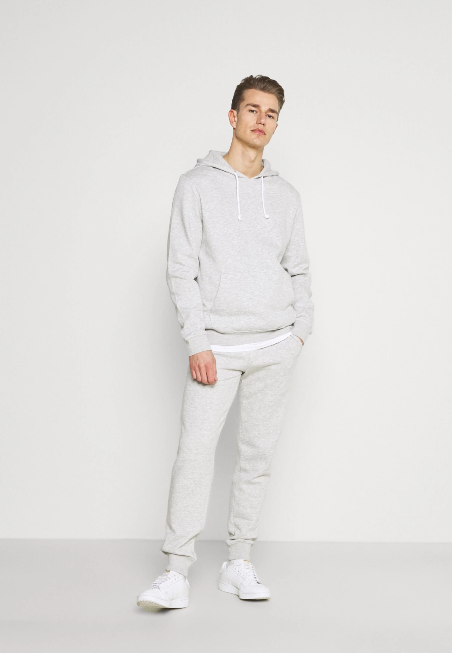 Pier One 2 Pack - Tracksuit Bottoms - Mottled Light Grey/Mottled Dark Blue 3 Pier One 2 Pack - Tracksuit Bottoms - Mottled Light Grey/Mottled Dark Blue