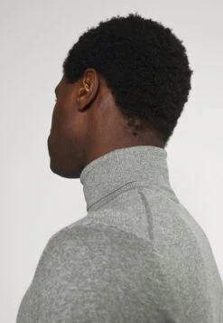 Pier One 2 Pack - Basic Turtleneck - Jumper - Black/Mottled Light Grey -Pier One cd833c29eab047e19e00cc4e3a2fddf0