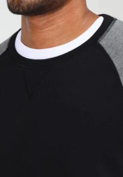 Pier One Sweatshirt - Grey Melange/Black -Pier One ce0c26974f3f40dfacd175e5c67e5d19