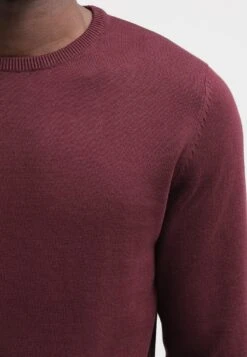 Pier One Basic Crewneck - Jumper - Bordeaux -Pier One d715837f4bae40fc8cff240ff173ecfa