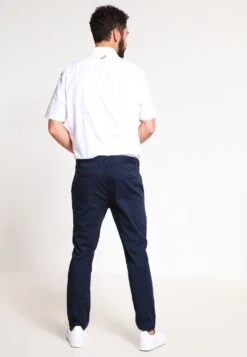 Pier One Chinos - Dark Blue -Pier One d781d37eda76425a93e9a0a3b37f56fe