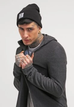 Pier One Cardigan - Mottled Dark Grey -Pier One d8b3a06aebbc439a901d7b3a6899fa19