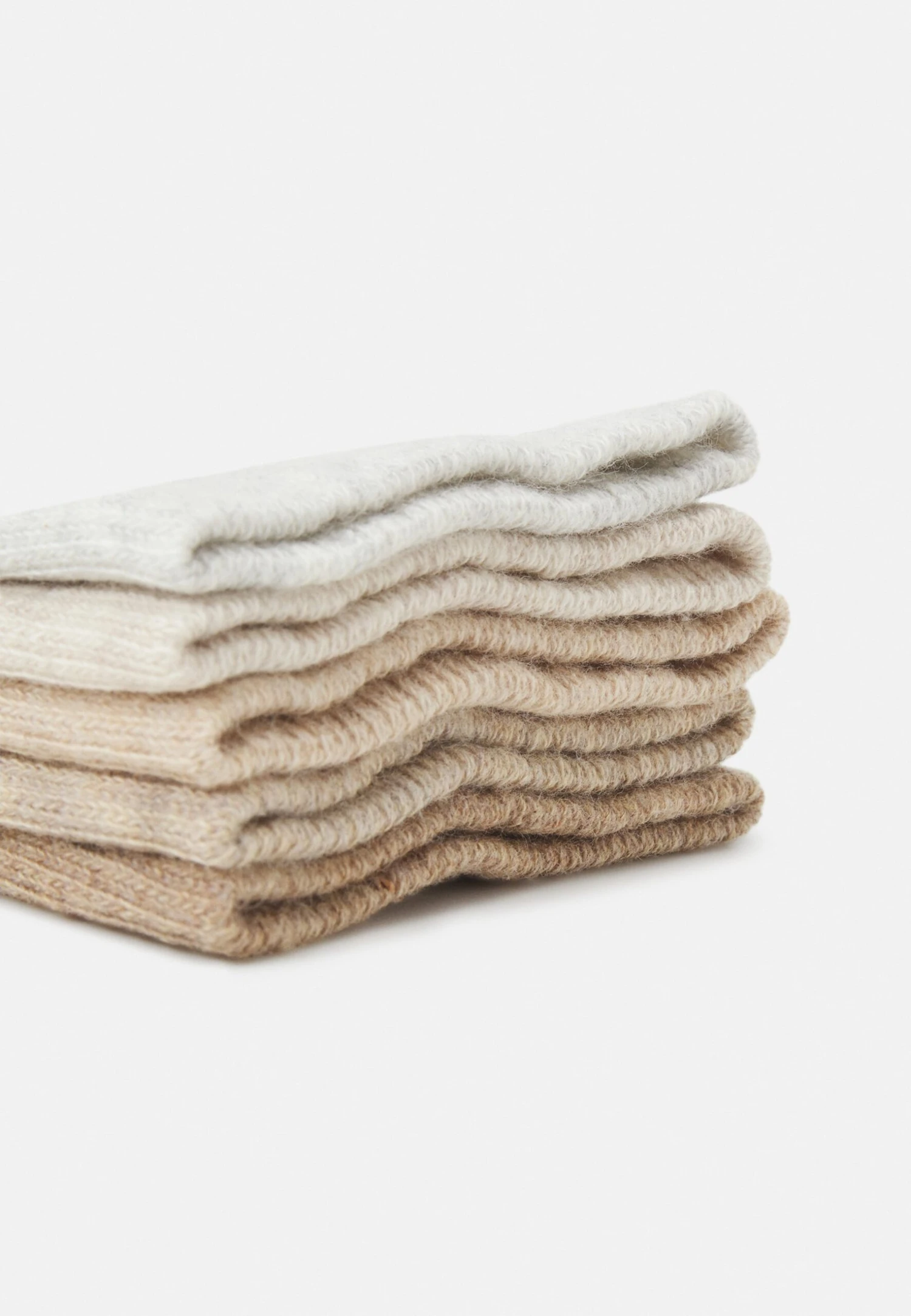 Pier One 5Pack - Socks - Off-White/Beige/Tan 4 Pier One 5Pack - Socks - Off-White/Beige/Tan - Image 2