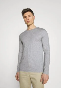 Pier One 2 Pack - Long Sleeved Top - Dark Blue/Mottled Grey -Pier One dcee7a51ae034c30980b5e8ef4d3202b