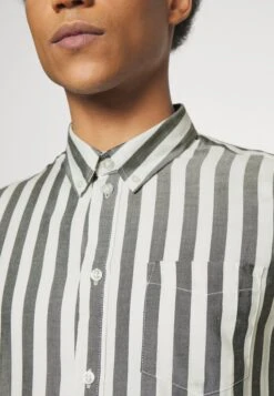 Pier One Shirt - Dark Blue/White -Pier One ddc3cb35bb404325ac9cedcae979d801