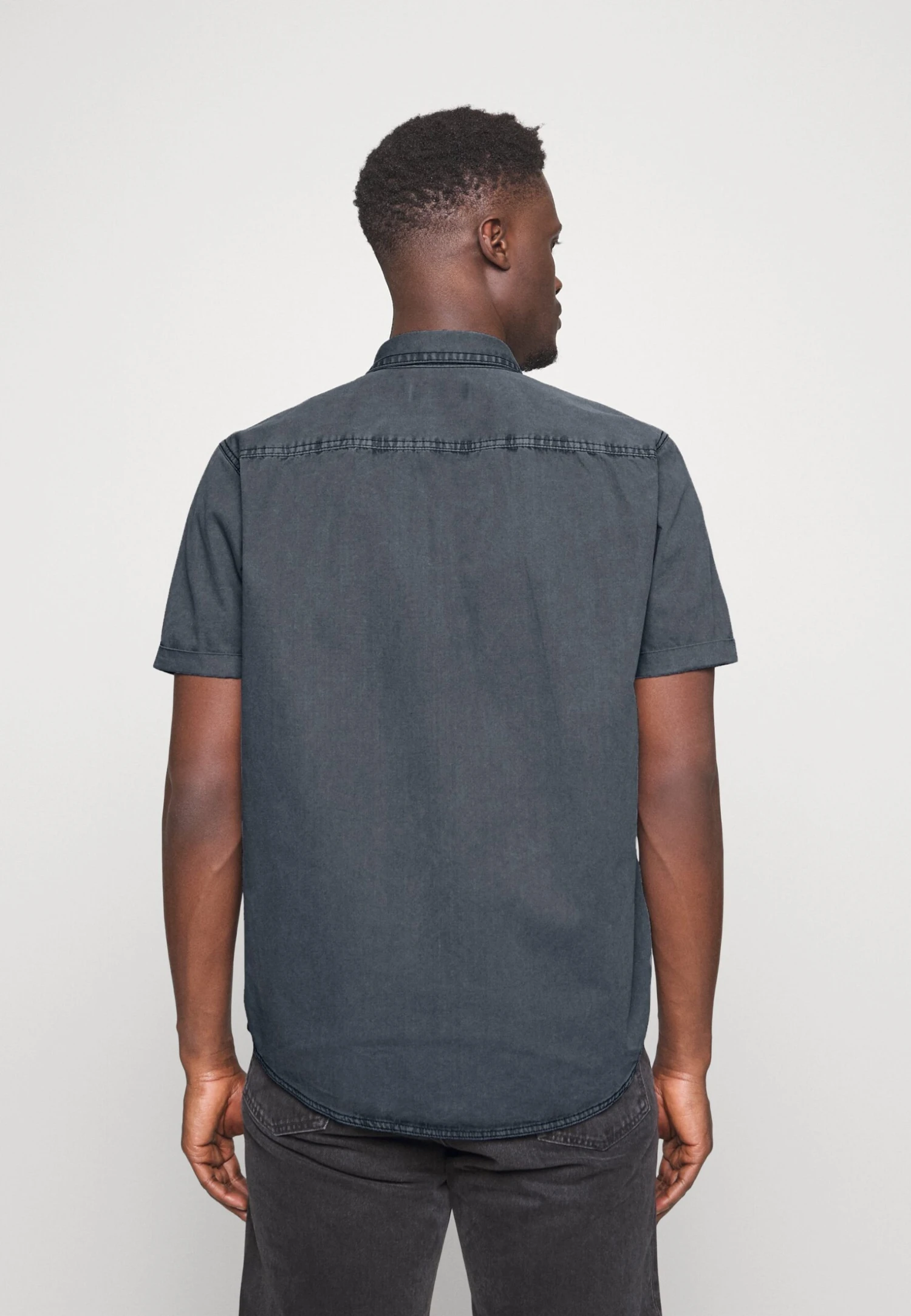 Pier One Shirt - Blue-Grey 5 Pier One Shirt - Blue-Grey - Image 3