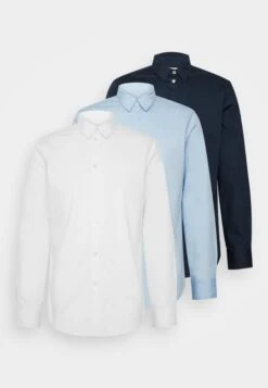 Pier One 3 Pack - Formal Shirt - White/Light Blue/Dark Blue -Pier One def04b8137b345368346a495c2933cad