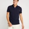 Pier One Tricolore Trim- Polo Shirt - Dark Blue -Pier One e0261cec79ca4184a819b9e5f6994e66