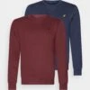 Pier One Sweatshirt - Dark Blue/Bordeaux -Pier One e09def53efab4740a090827fde820923