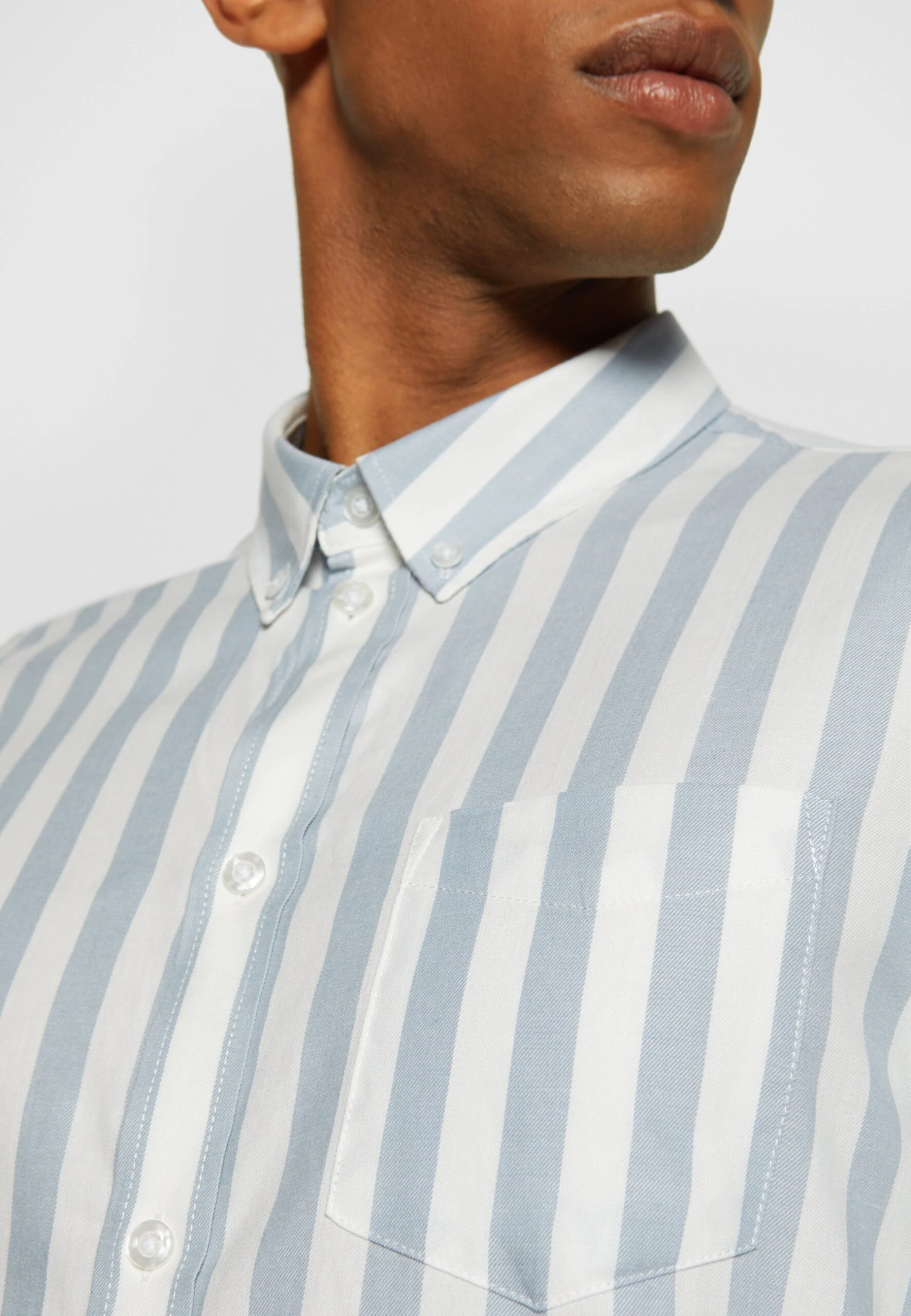 Pier One Shirt -Light Blue/White 8 Pier One Shirt -Light Blue/White - Image 6