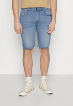 Pier One Denim Shorts - Light Blue Denim -Pier One e4826520c83f4a30a300b11f8c3dfb38