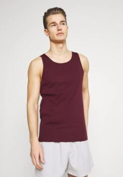 Pier One 3 Pack - Undershirt - Dark Blue/Bordeaux/Off-White -Pier One e5c0c269801440abb1025cc34256b4eb