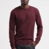 Pier One Basic Crewneck - Jumper - Bordeaux -Pier One eb0e723b2058424e9a31aa5c1f372c09