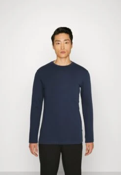 Pier One Long Sleeved Top - Light Green/Beige/Dark Blue -Pier One ecfaf74aa6da4ede9653fbbe59f615fd