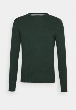 Pier One Basic Crewneck - Jumper - Mottled Dark Green -Pier One ed0d07d298fc4765845341d2b8f1838a