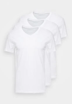 Pier One 3 Pack- Basic T-Shirt - White -Pier One f303a530b2ca4ce1b1fd875519edd597
