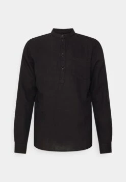 Pier One Linen Cotton Mix 2 Pack - Shirt - White/Black -Pier One f5232f1e8c48481f89ee6709ae44e911