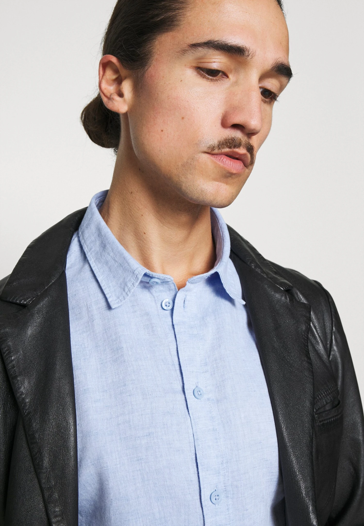 Pier One Shirt - Mottled Blue 6 Pier One Shirt - Mottled Blue - Image 4