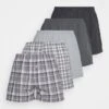 Pier One 5 Pack - Boxer Shorts - Black/Grey/White -Pier One fecc50ee078b472b9c6298f11e57aac3
