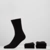Pier One 7 Pack - Socks - Black -Pier One ffaa9b5113e74a758b1a3d42307fdff4